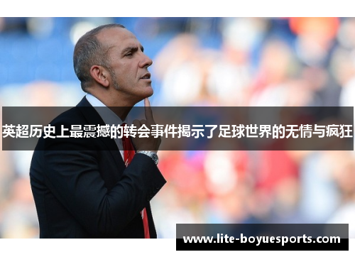 英超历史上最震撼的转会事件揭示了足球世界的无情与疯狂